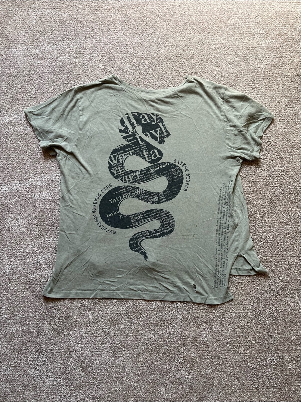 ‘2018 Taylor Swift Reputation Stadium Tour T-Shirt
